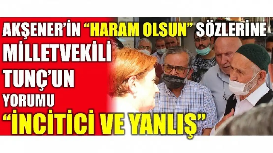 MİLLETVEKİLİ TUNÇ O DİYALOG ÜZERİNE KONUŞTU