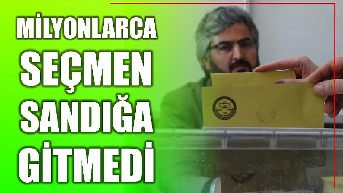 Milyonlarca seçmen sandığa gitmedi