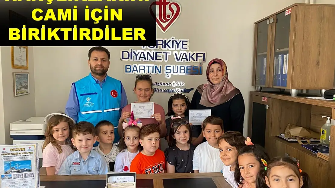 Minik öğrencilerden anlamlı destek