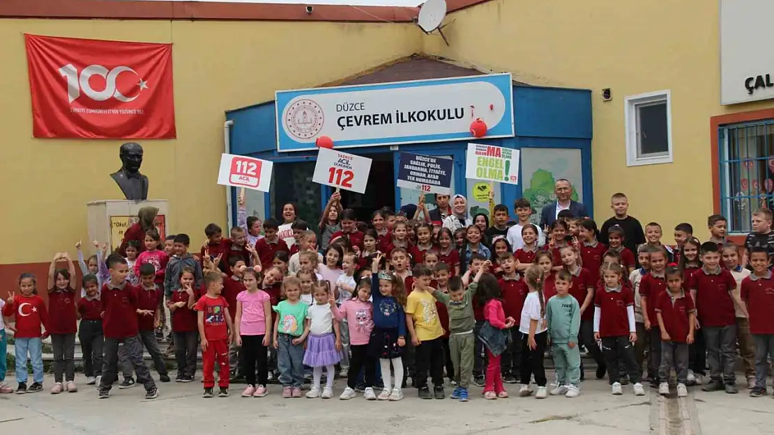 Miniklere 112 tanıtılıyor