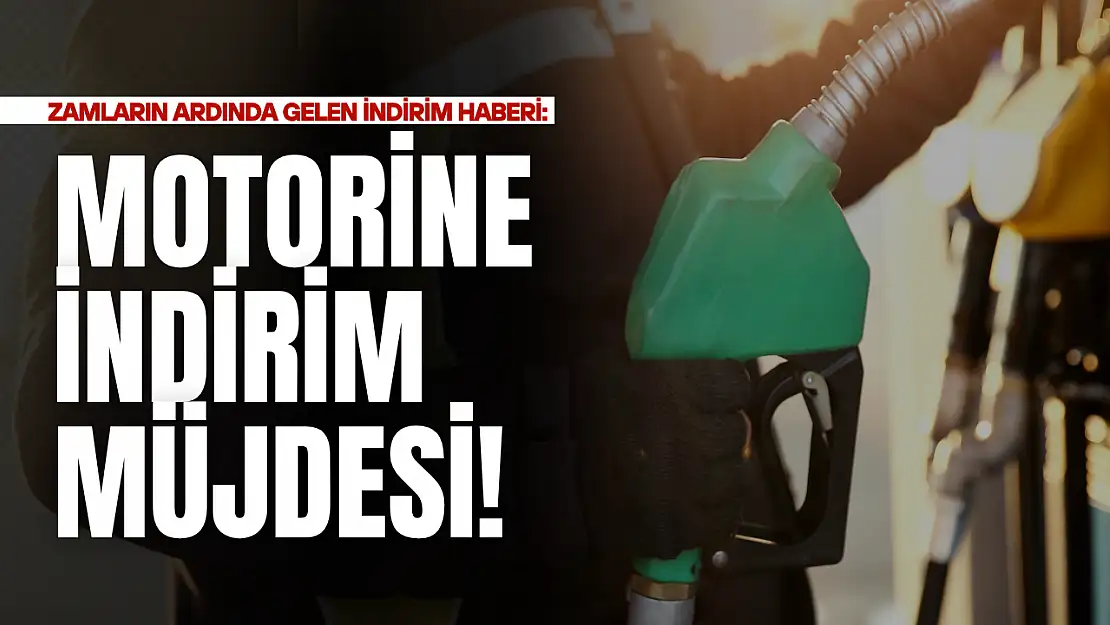 Motorine İndirim Müjdesi!