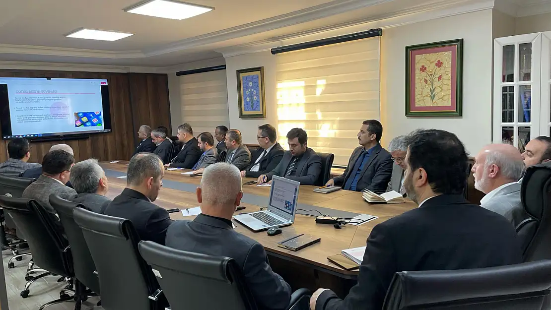 Müftülük personeline siber güvenlik eğitimi verildi