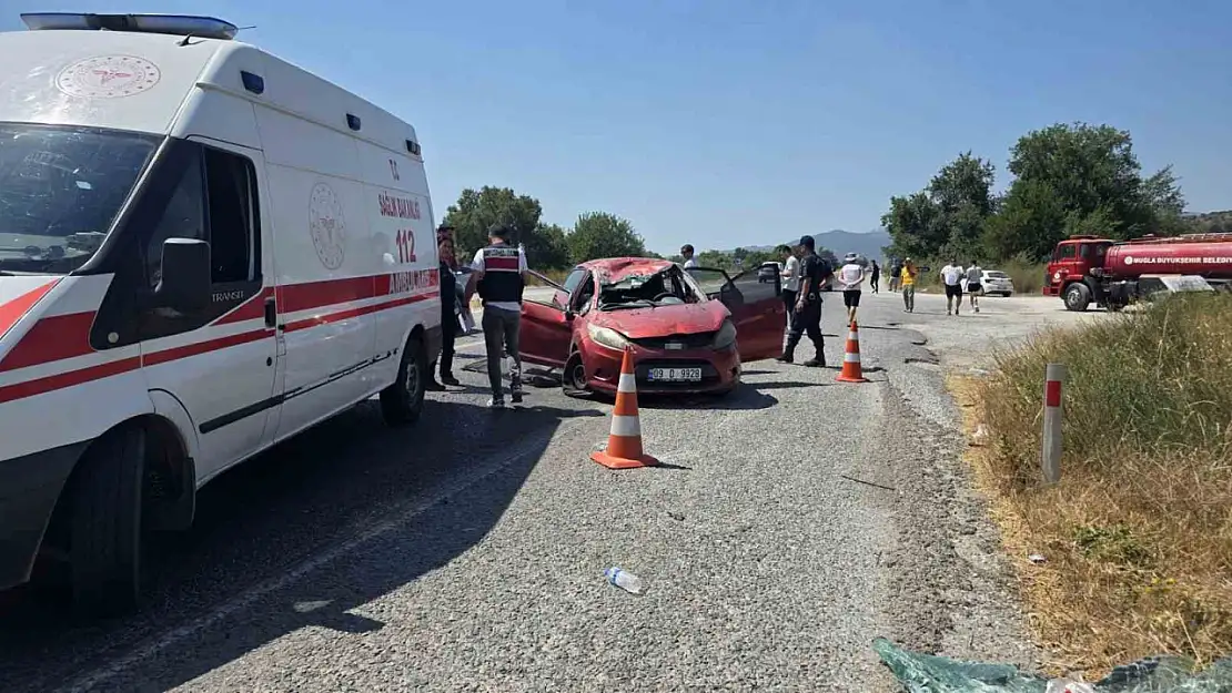 Muğla'da trafik kazası: 1 ölü, 2 yaralı