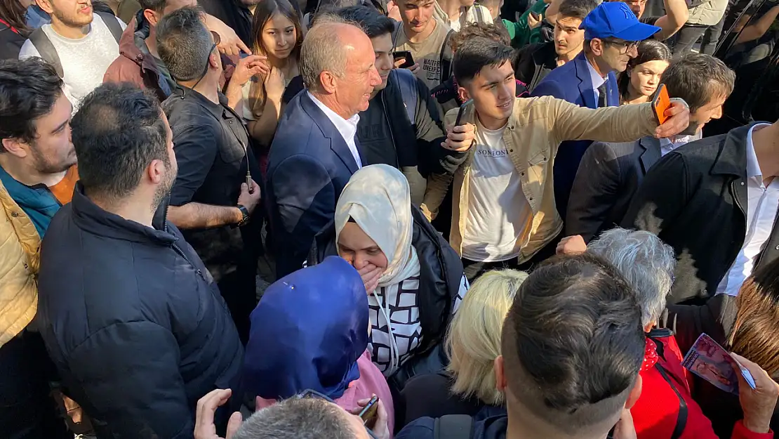 Muharrem İnce'ye gençlerden yoğun ilgi