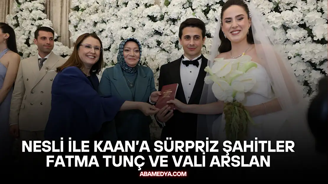 Nesli ile Kaan'a Sürpriz Şahitler: Fatma Tunç ve Vali Arslan