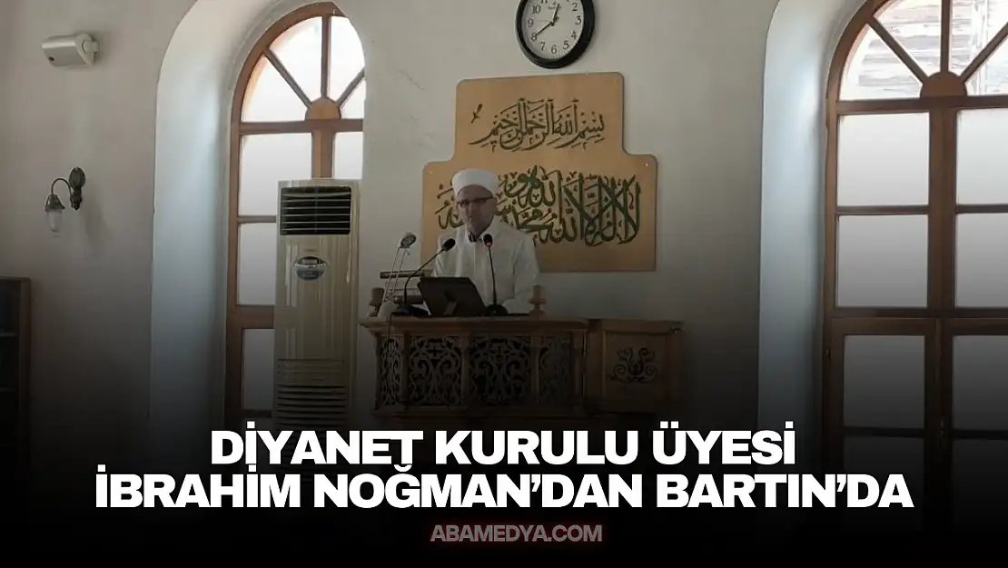 Noğman'dan Bartın'da Anlamlı Cuma Vaazi
