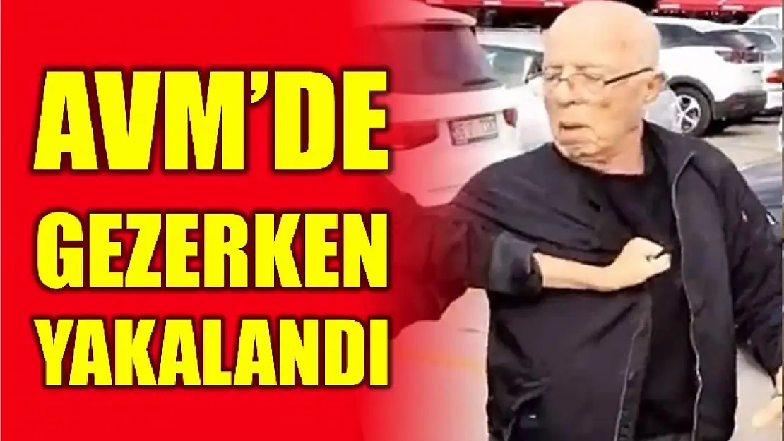 O müteahhit AVM'de gezerken yakalandı