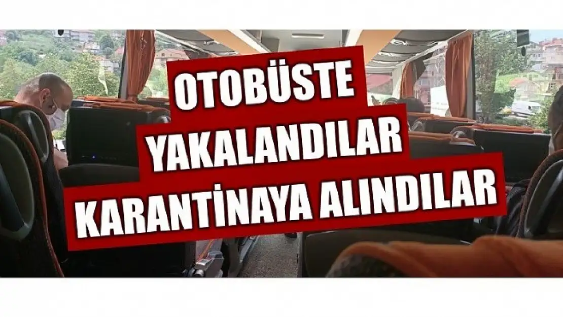 O OTOBÜS SEFERDEN MEN EDİLDİ