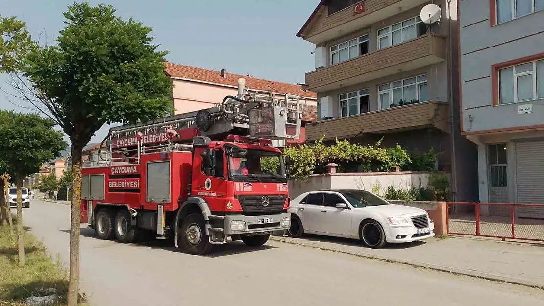 Ocakta unutulan tencere paniğe neden oldu