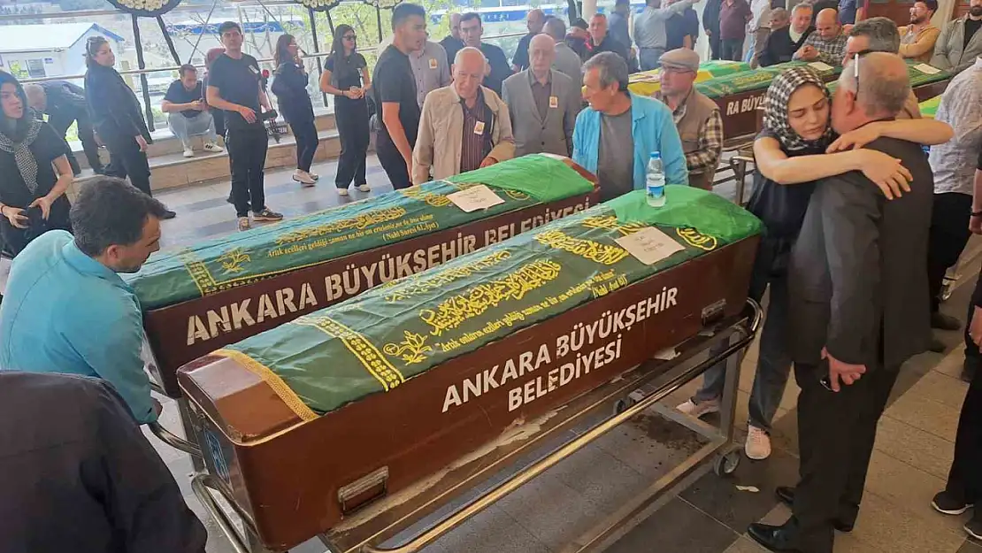 Oğlu tarafından vurulan eski milletvekilinin eşi son yolculuğuna uğurlandı