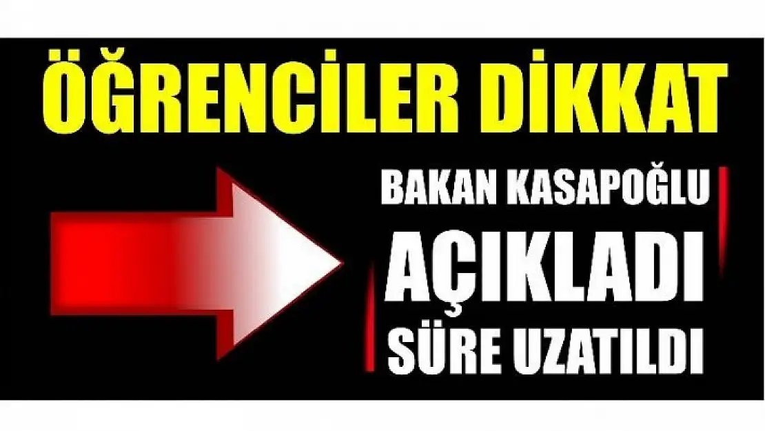 ÖĞRENCİLER DİKKAT!