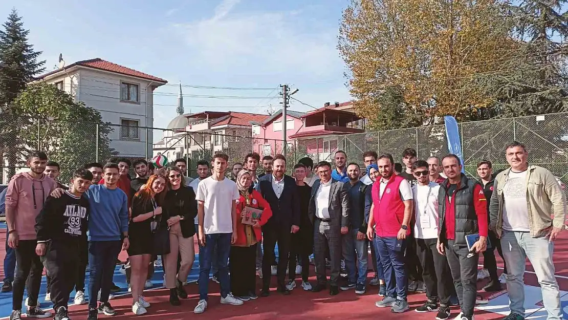 Öğrenciler sınav öncesi sporla stres attı