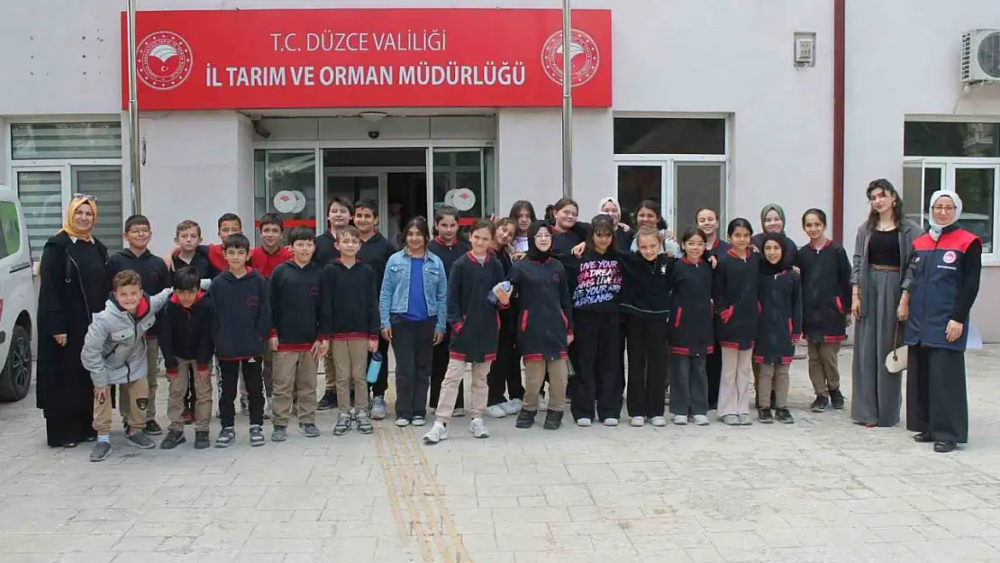 Öğrencilere tarımın ve doğal kaynaklarının önemi anlatıldı