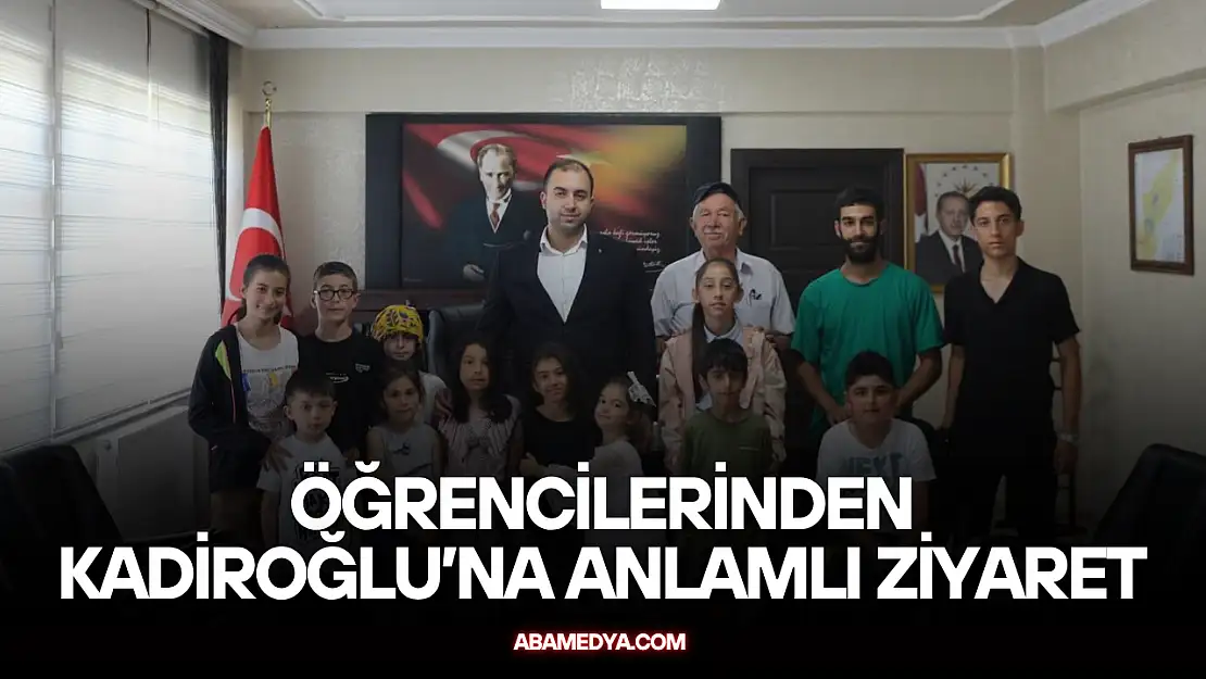 Öğrencilerinden Kaymakam Kadiroğlu'na Ziyaret