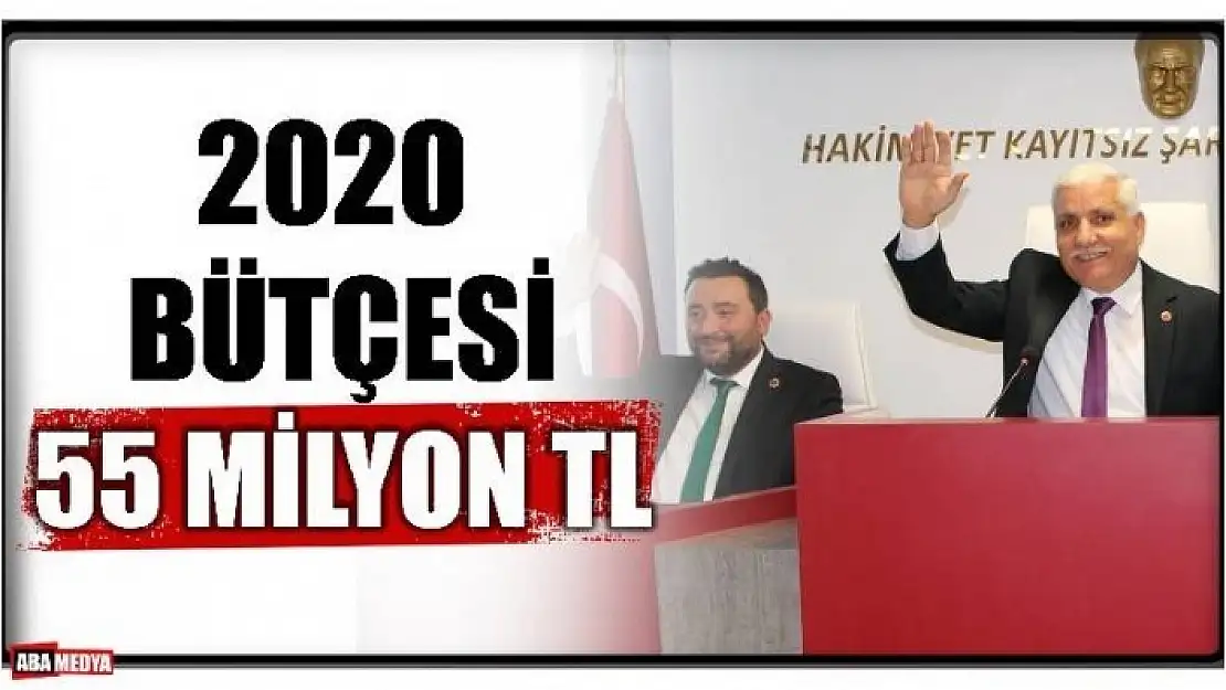 ÖNGÖRÜLEN BÜTÇE 55 MİLYON TL - BARTIN