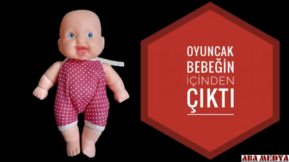 Oyuncak bebek içinden çıktı