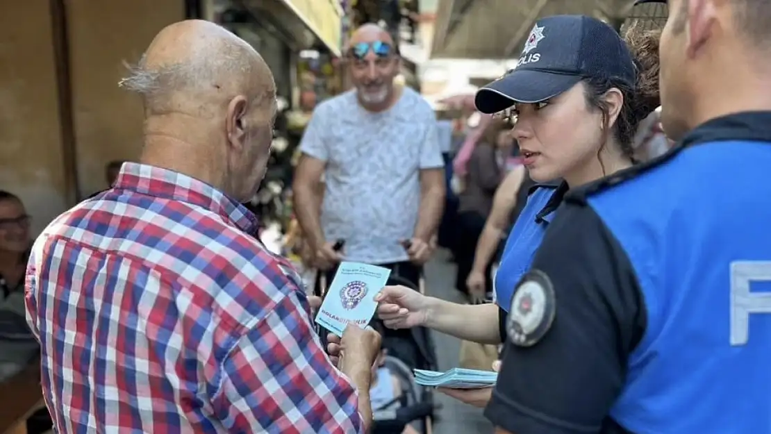 Polis çarşı pazar uyarıyor