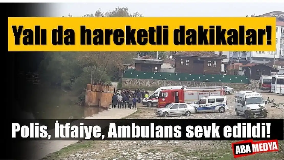 POLİS, İTFAİYE VE 112 EKİPLERİ SEVK EDİLDİ - BARTIN