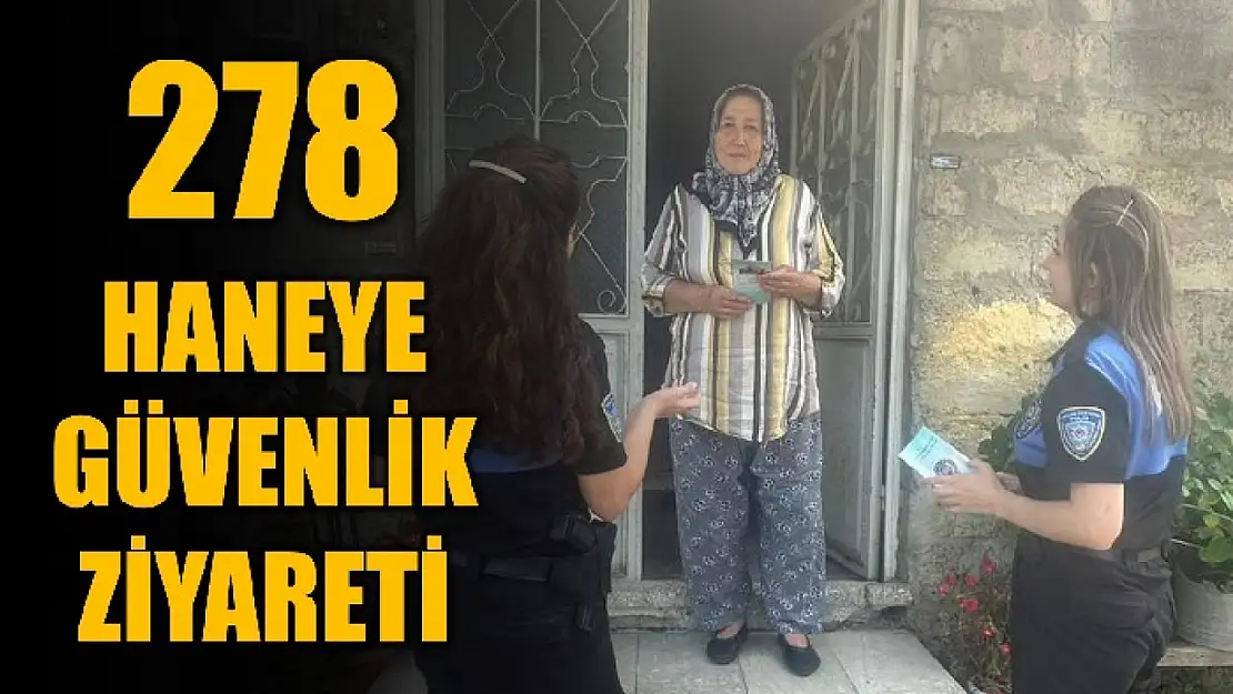 Polis kapı kapı bilgilendiriyor