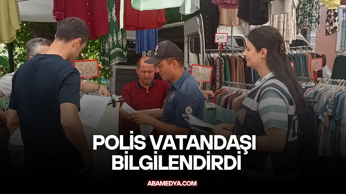 Polis Vatandaşı Bilgilendirdi