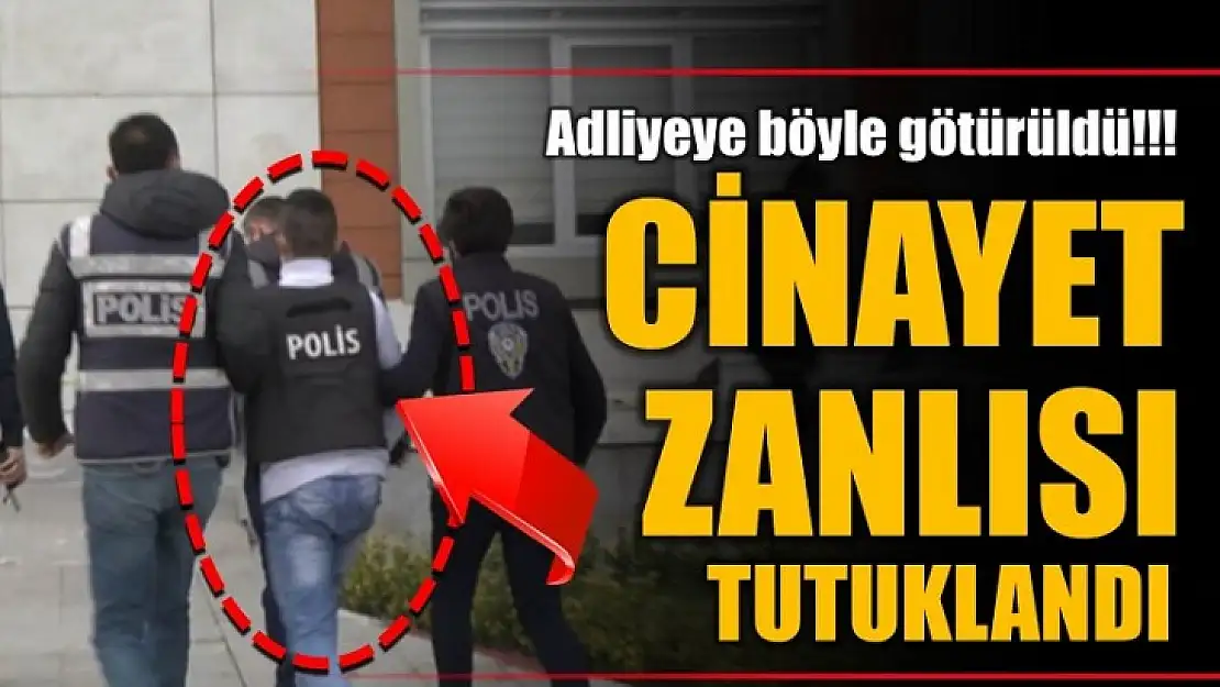 Polis yeleği ile adliyeye çıkarıldı