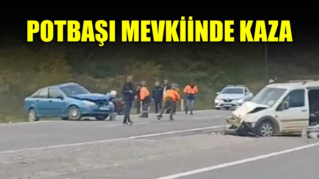 Potbaşı mevkiinde kaza