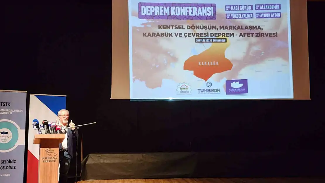 Prof. Dr. Naci Görür: 'Bizim halkın deprem farkındalığı yok'