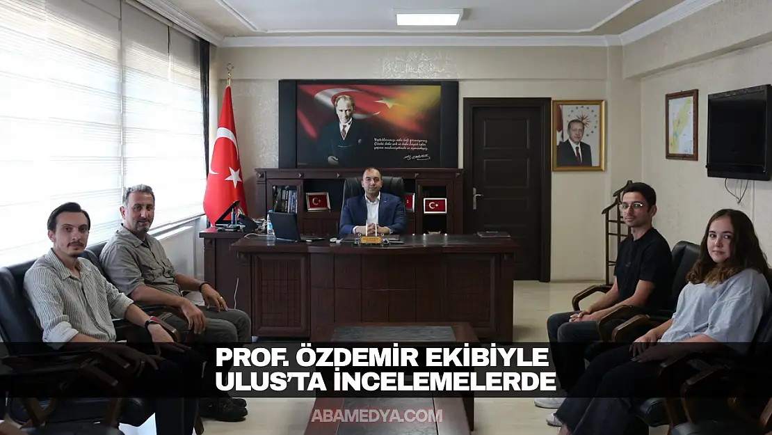 Prof. Özdemir Ekibiyle Ulus'ta İncelemelerde