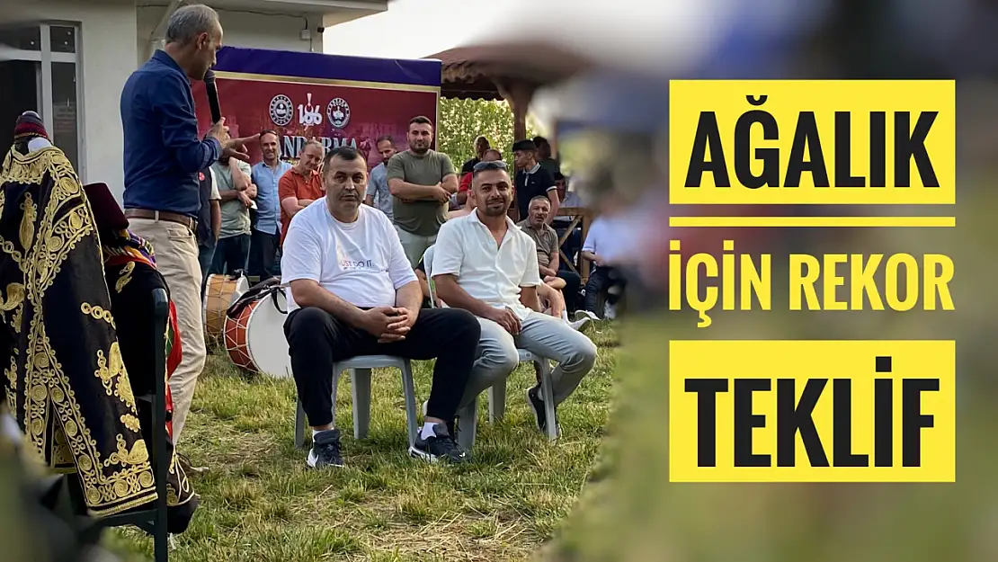 Rekor ücretle Güreş Ağası seçildi