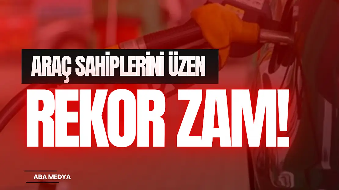 Rekor zam, araç sahiplerini üzecek!
