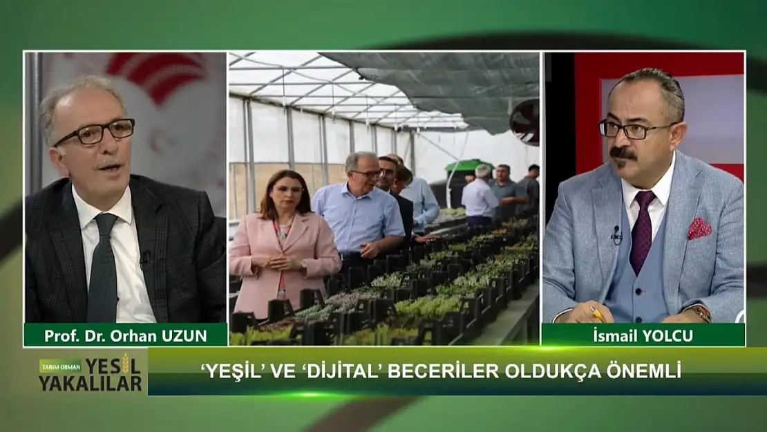 Rektör Uzun, 'Yeşil Yakalılar' programına konuk oldu