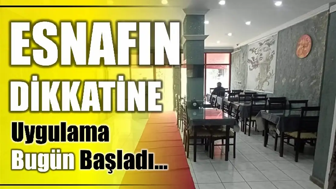 Restoran, kafe ve pastaneciler dikkat