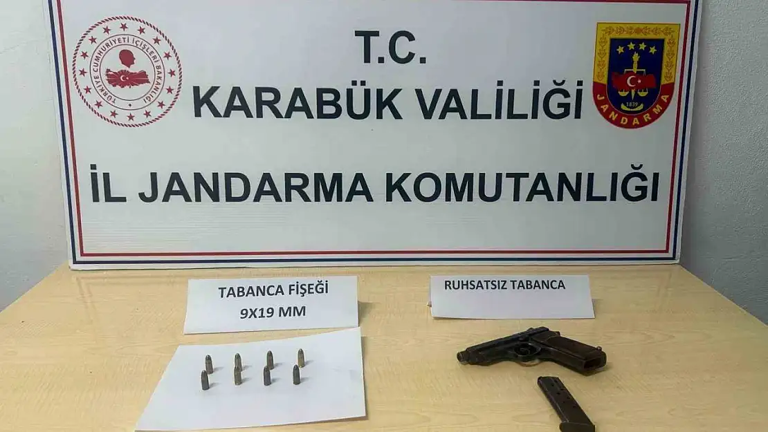 Ruhsatsız silahla yakalanan şahıs tutuklandı