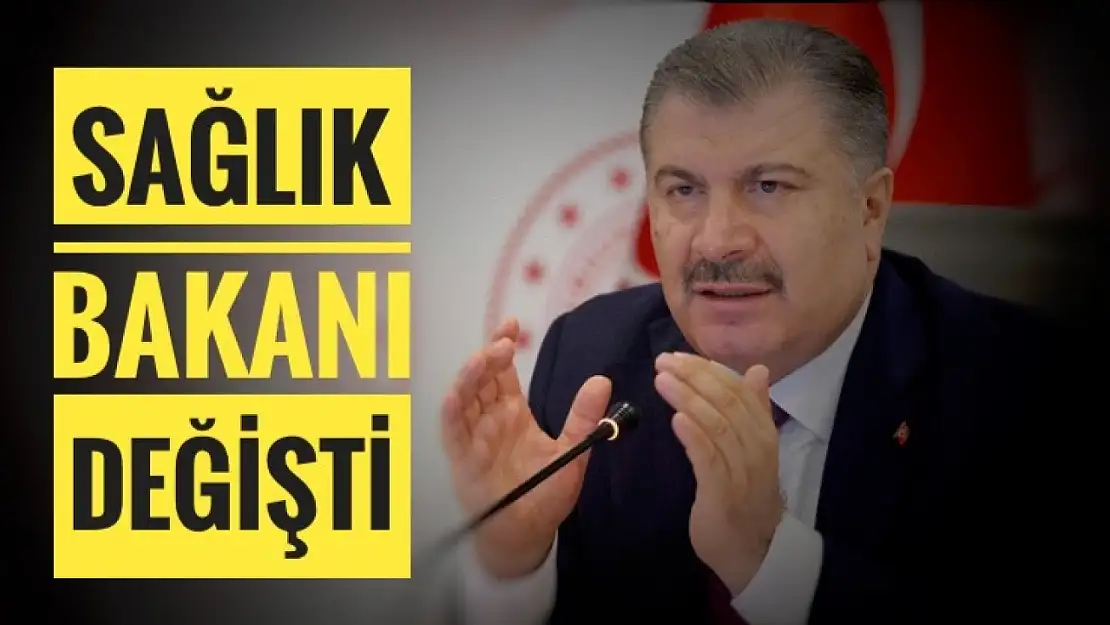 Sağlık Bakanı değişti