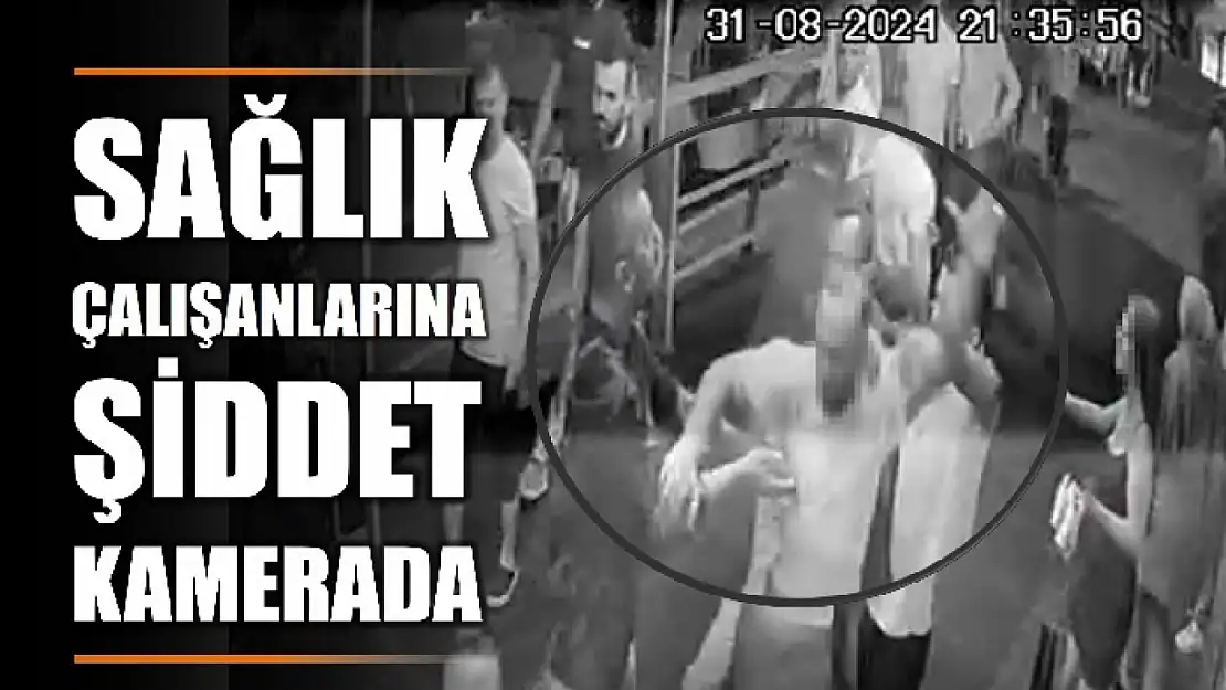 O anlar hastanenin güvenlik kamerasına yansıdı