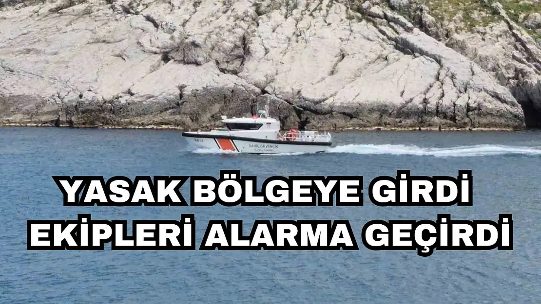 Sahil Güvenlik uzaklaştırdı