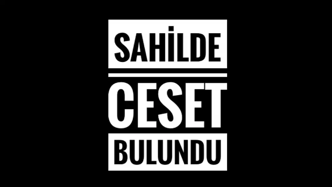 Sahilde ceset