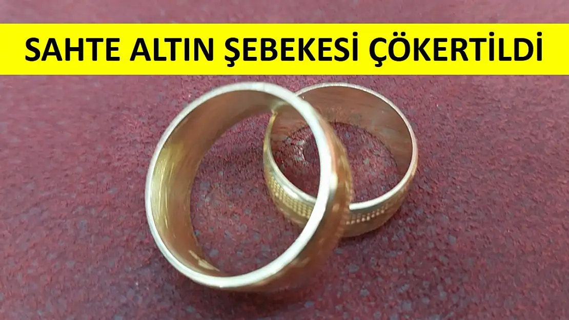 Sahte altın çetesi yakalandı