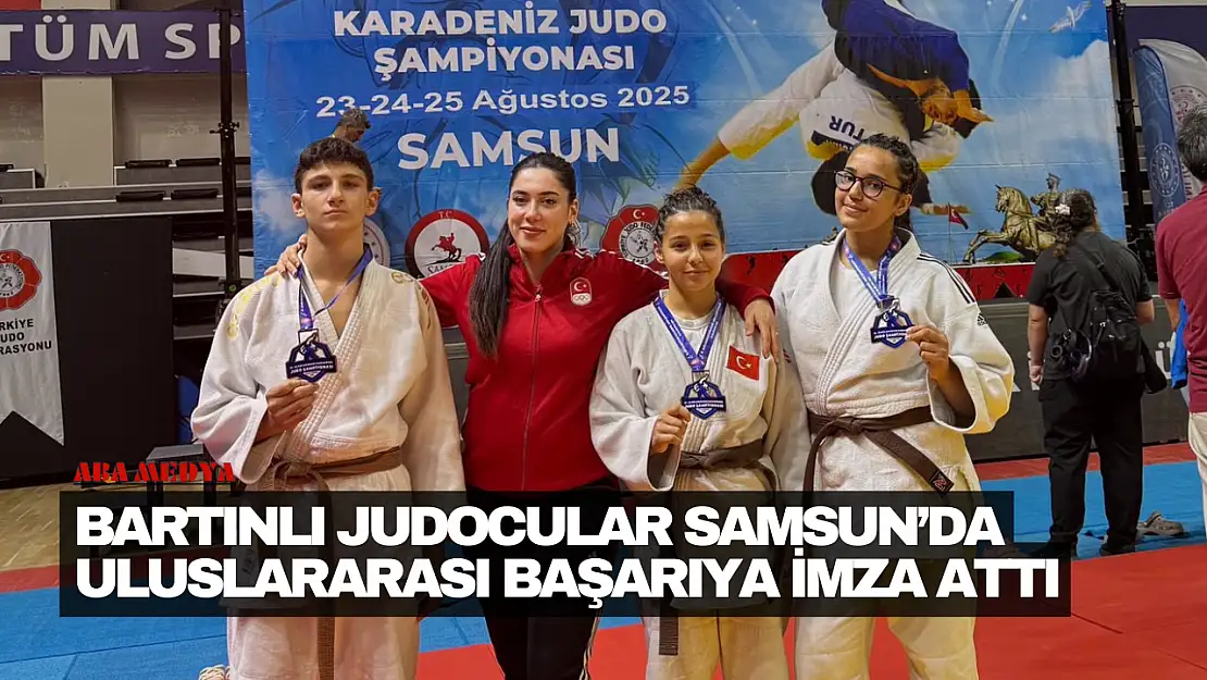Samsun'da Bartın Rüzgarı: 3 Madalya