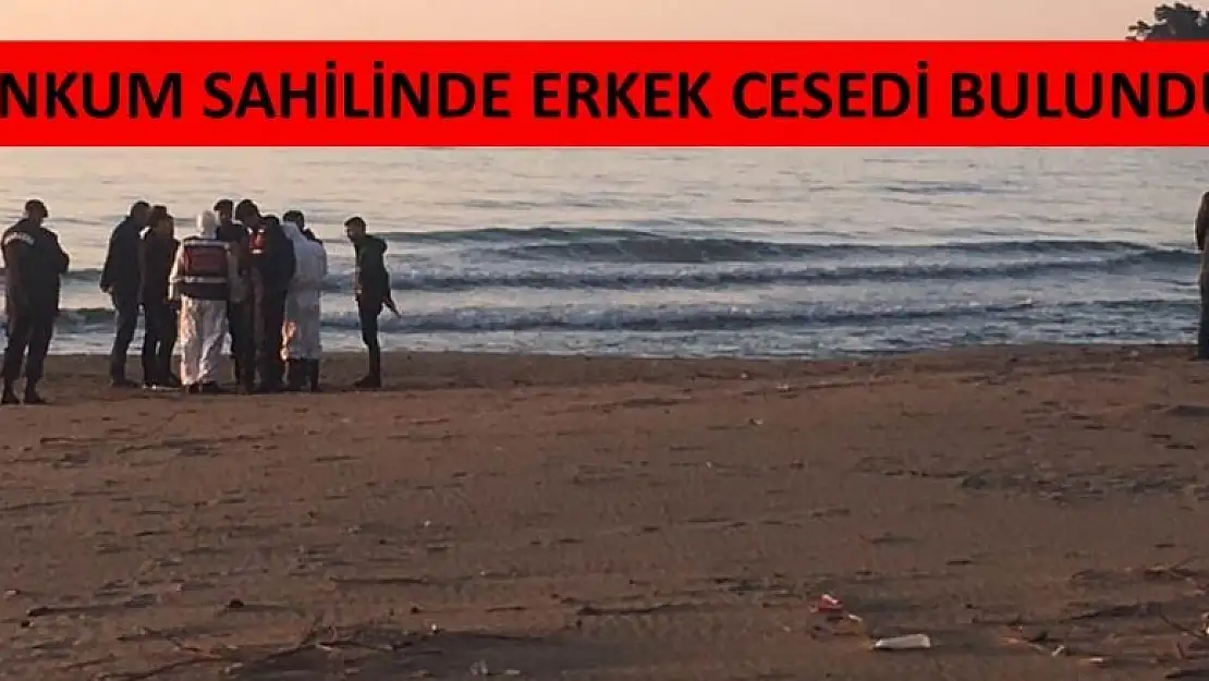 İNKUMU SAHİLİNE ERKEK CESEDİ VURDU