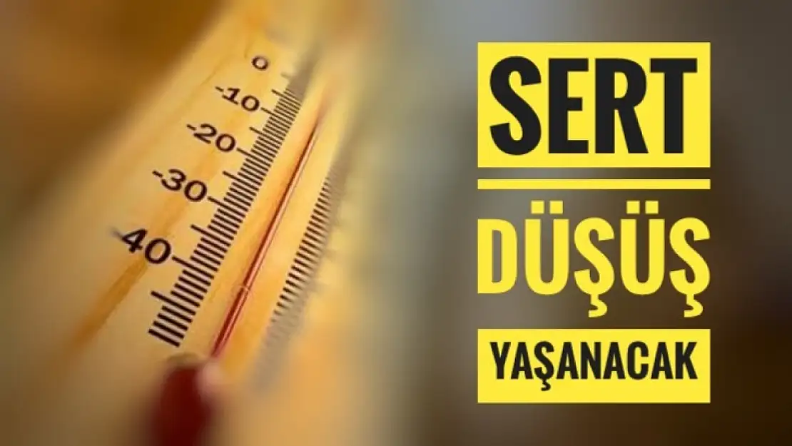 Sıcaklıklarda sert düşüş yaşanacak