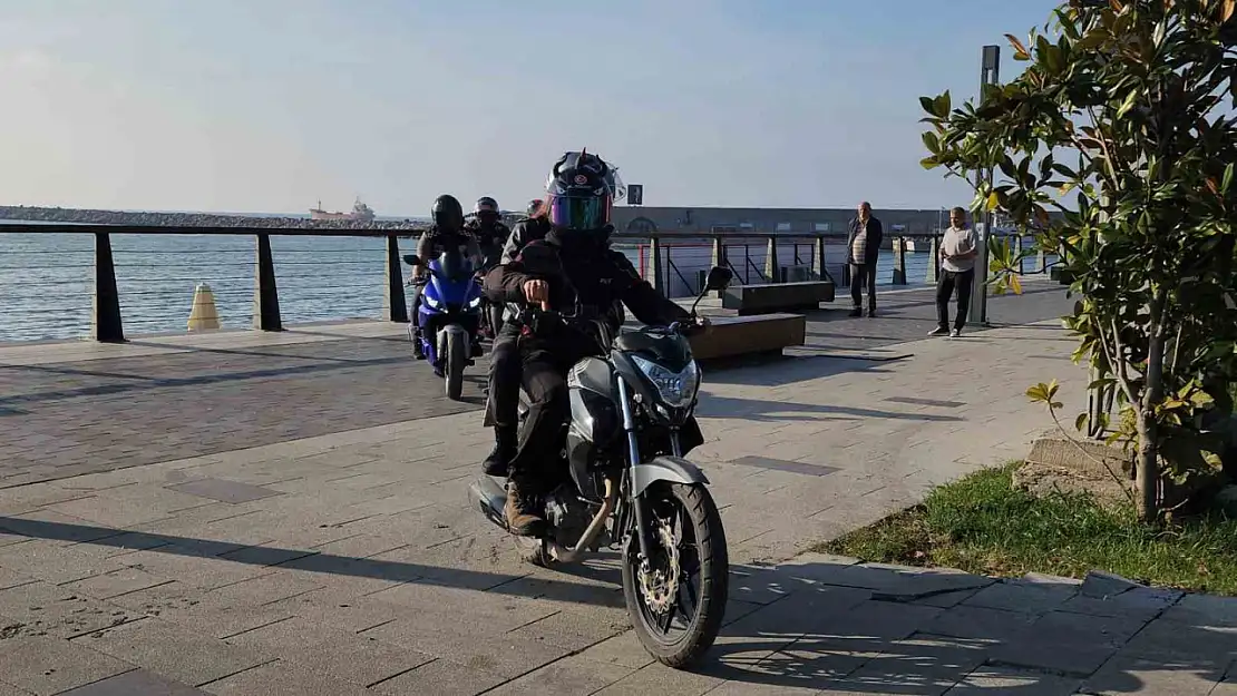 Şiddet mağduru kadının yardım istediği motosikletli karakola böyle yetiştirdi