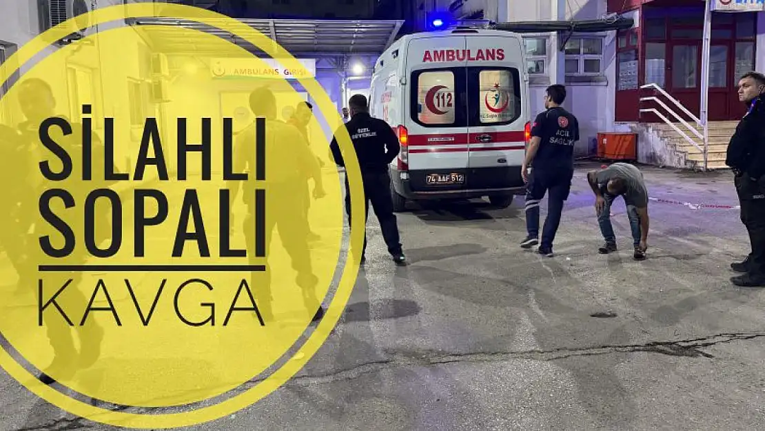 Silahlı sopalı kavga: Bir ağır yaralı