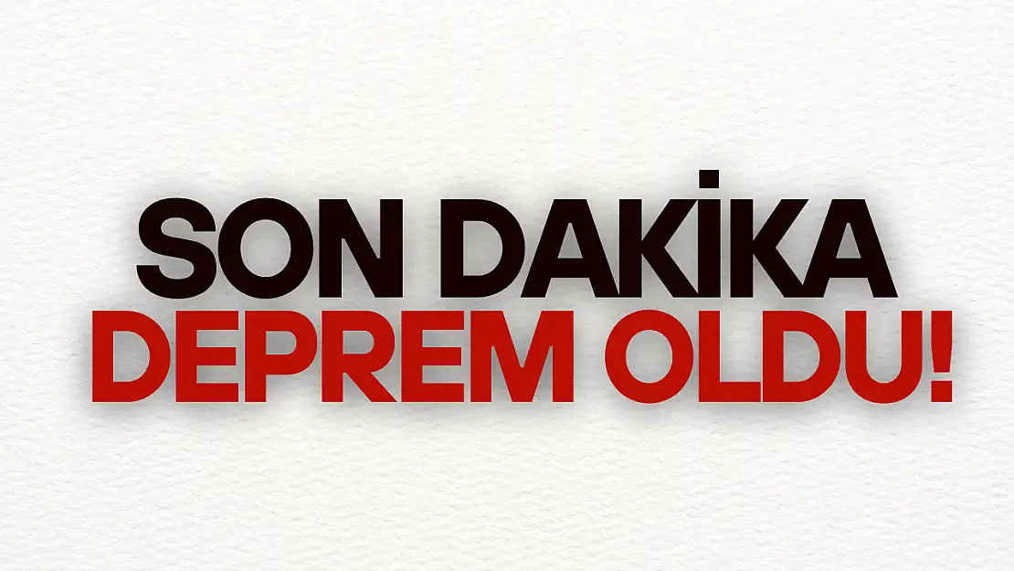 Silivri Açıklarında Deprem