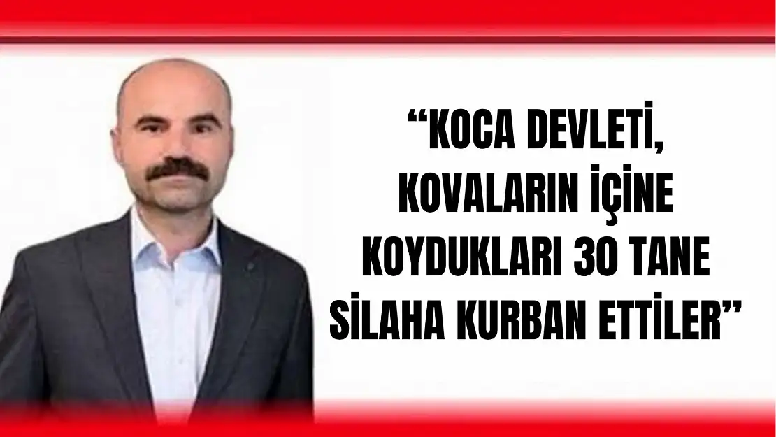 'Sizin derdiniz koltuk, bizim derdimiz vatan'