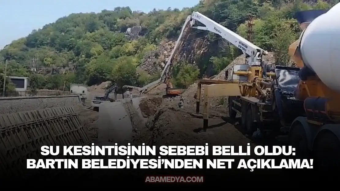 Su Kesintisinin Sebebi Belli Oldu