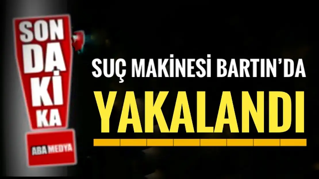 Suç makinesi yakalandı