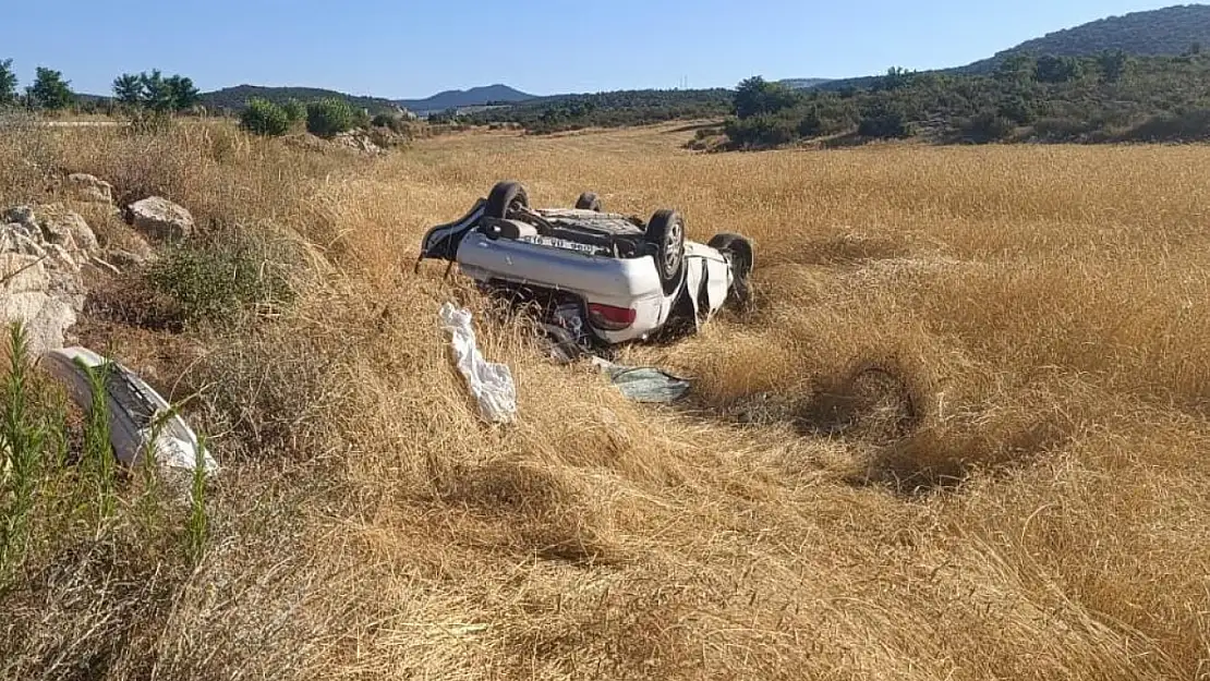 Takla atan araçta 2 kişi öldü, 4 kişi yaralandı