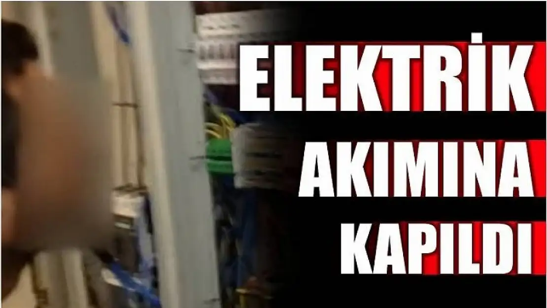 TAMİRAT YAPARKEN AKIMA KAPILDI