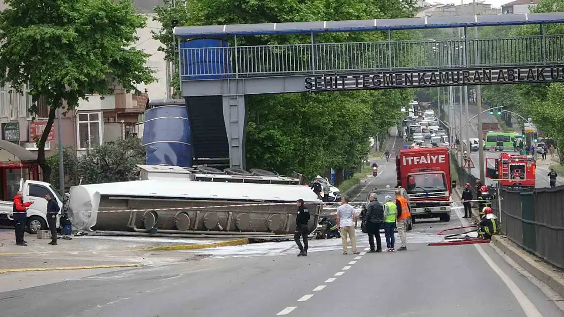 Dökülen benzin sebebiyle kapanan D130 Karayolu 11 saat sonra açıldı